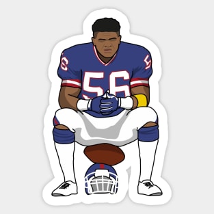 lawrence the linebacker Sticker